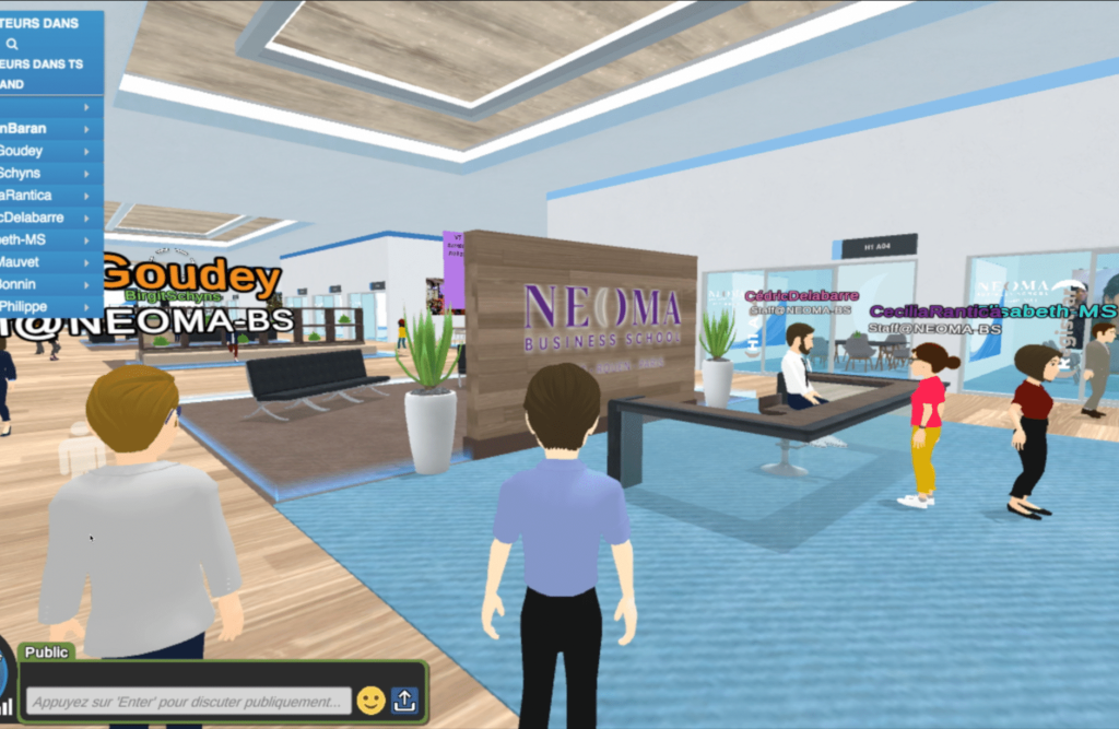 Virtual campus at NEOMA Business School