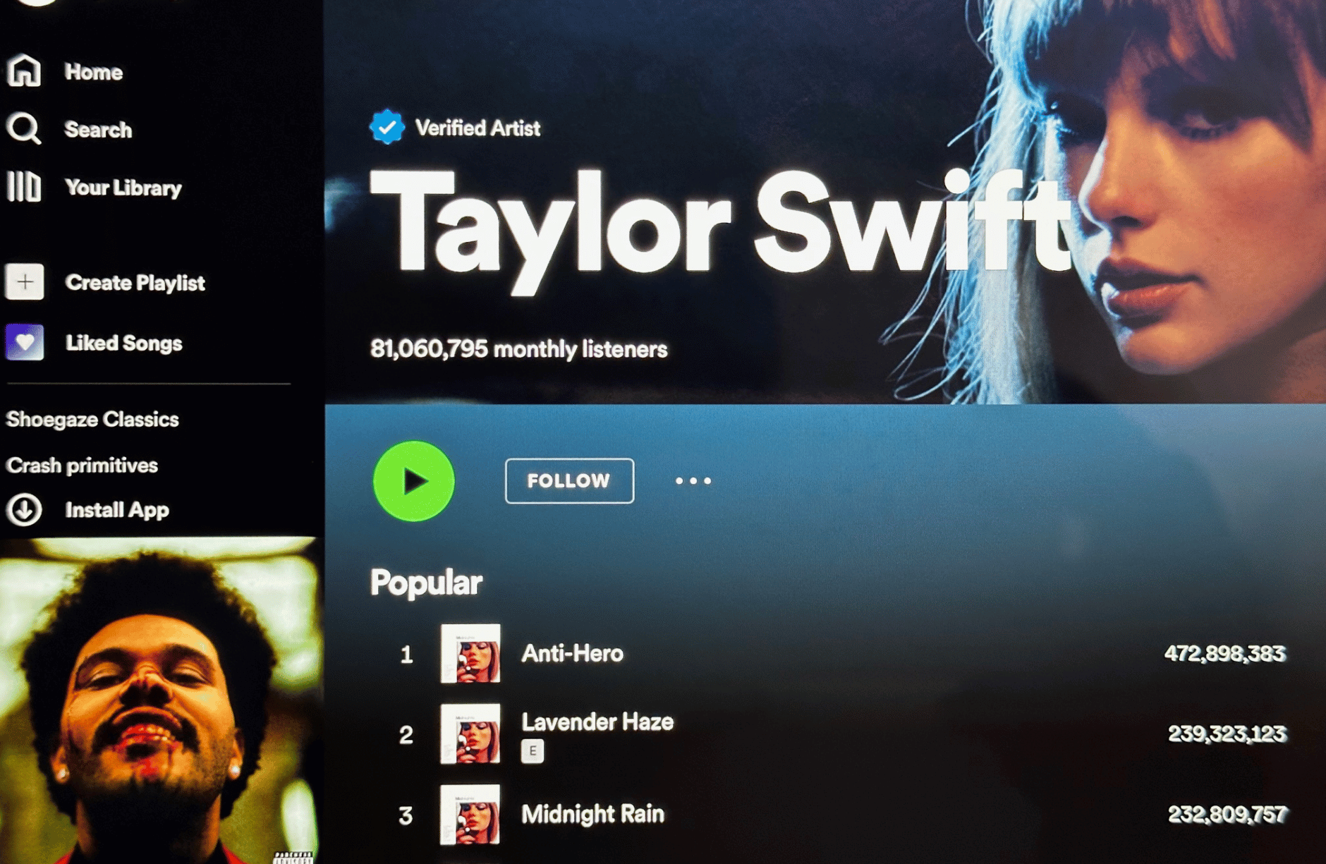 Taylor Swift, The Weeknd and Ed Sheeran have achieved billions of streams on Spotify, but many artists are struggling