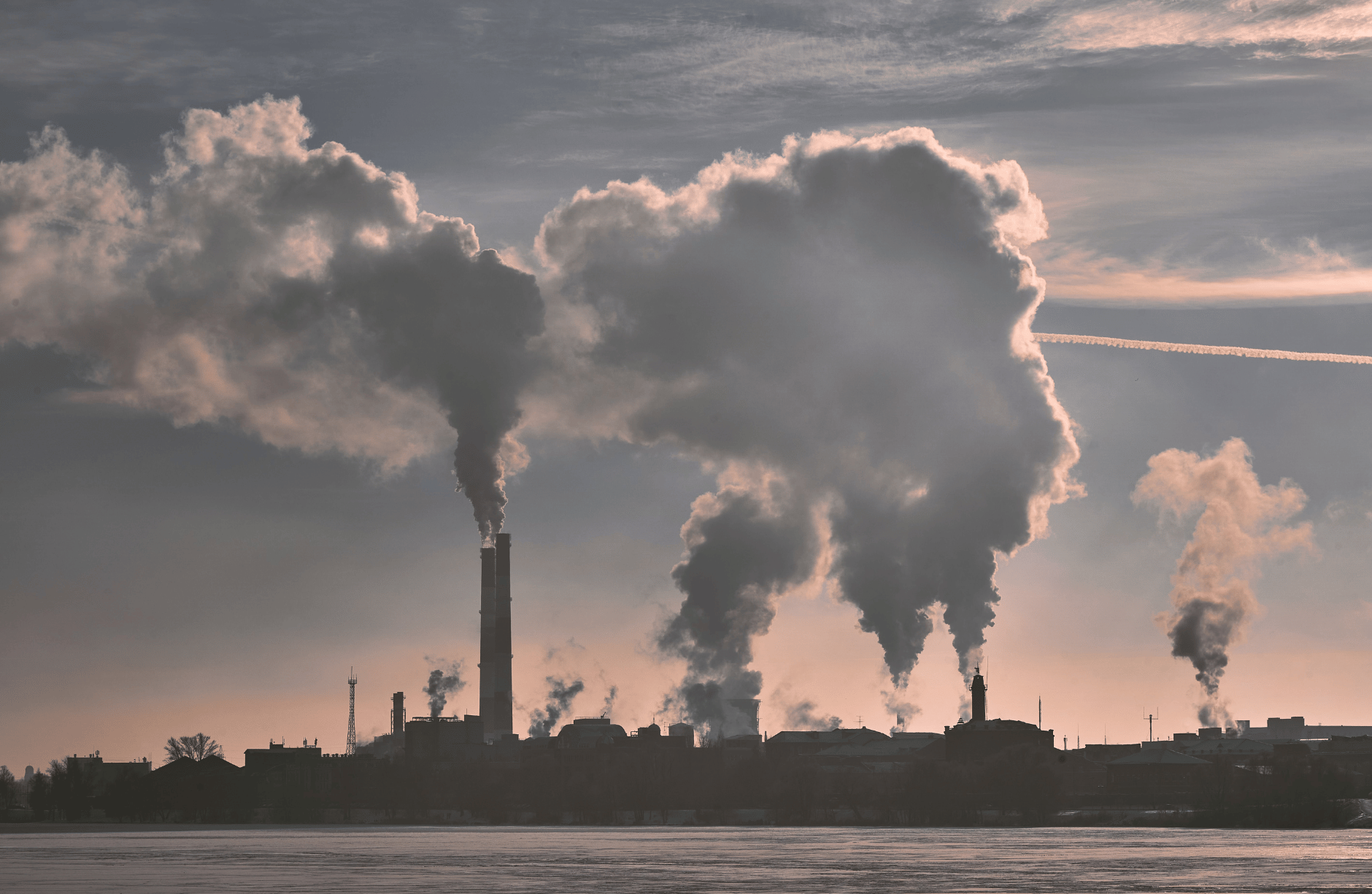emissions from factory chimneys